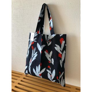 マリメッコ(marimekko)のマリメッコ トートバッグ エコバッグ Hyhma ダークブルー(トートバッグ)