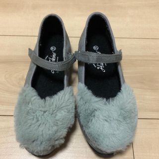 ホーキンス(HAWKINS)の【美品】キッズ女児　ファーが可愛い♡フォーマルシューズ⭐︎パンプス(フォーマルシューズ)