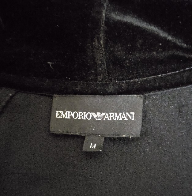 Emporio Armani(エンポリオアルマーニ)のエンポリオアルマーニ EMPORIO ARMANI ベロアジャケットパーカー  メンズのトップス(パーカー)の商品写真