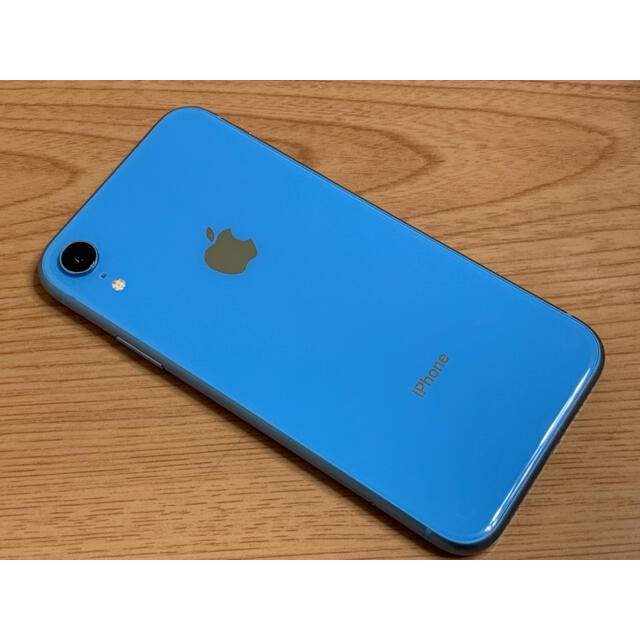 Apple(アップル)の新品同様 ◯ SIMロック解除済◯ iPhoneXR ブルー ◯ 付属品未使用 スマホ/家電/カメラのスマートフォン/携帯電話(スマートフォン本体)の商品写真