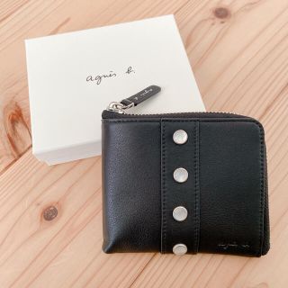 アニエスベー(agnes b.)の【ハピ様】agnesb アニエスベー ミニ財布 プレッションコインケース 箱付き(財布)