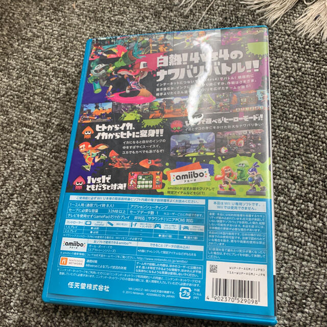 Wii U(ウィーユー)のSplatoon（スプラトゥーン） Wii U エンタメ/ホビーのゲームソフト/ゲーム機本体(家庭用ゲームソフト)の商品写真