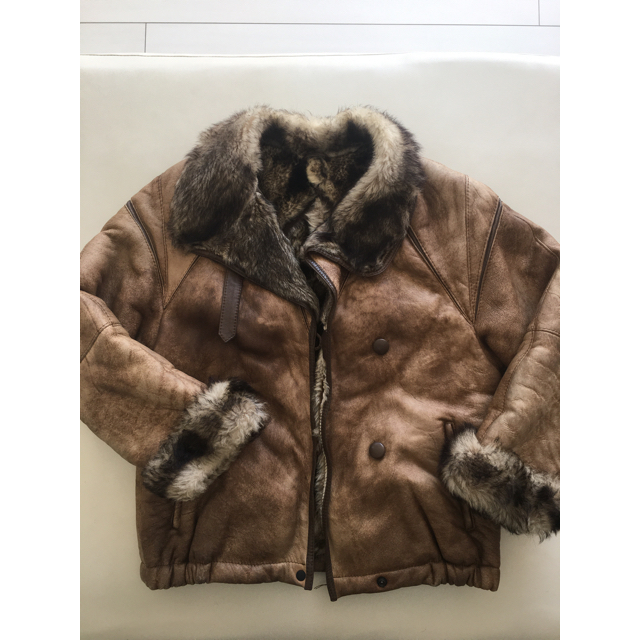 【中古】◆スペイン製◆ラムスキンコート レディースのジャケット/アウター(毛皮/ファーコート)の商品写真