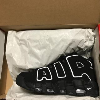 ナイキ(NIKE)のNIKE AIR MORE UPTEMPO  BLACK(スニーカー)