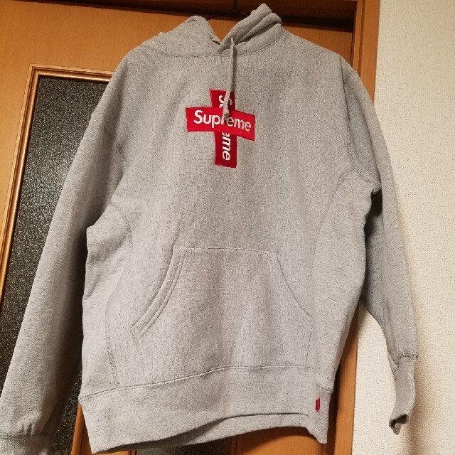 Cross Box Logo Hooded Sweatshirt