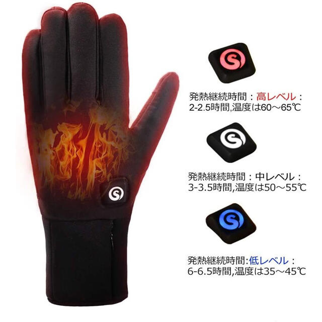 DAYWOLF 電熱ヒーター手袋　Lサイズ　試着のみで10000円