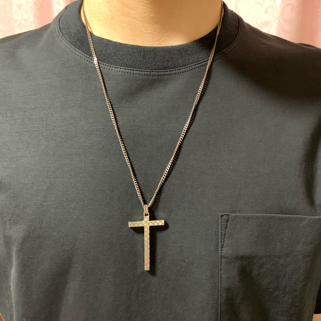 グッチ GUCCI ディアマンテ クロス ネックレス