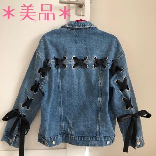 ベルシュカ(Bershka)の＊美品＊ベルシュカ★レースアップGジャン(Gジャン/デニムジャケット)