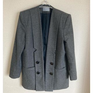 コムデギャルソン(COMME des GARCONS)の【希少】デザインラペルテーラードジャケット　変形　used(テーラードジャケット)