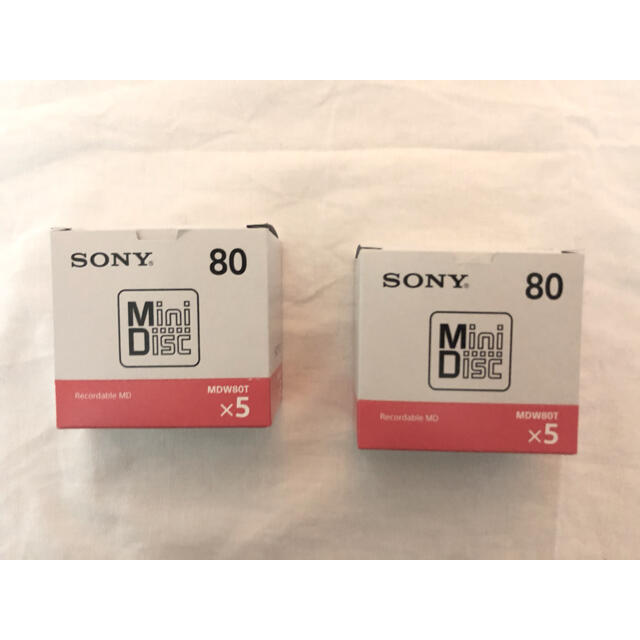 SONY(ソニー)のソニー　ミニディスク　MDW80T スマホ/家電/カメラのオーディオ機器(その他)の商品写真