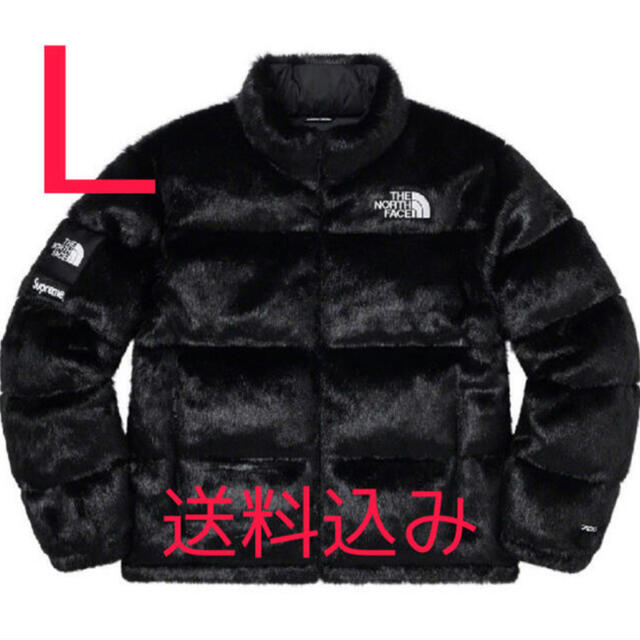 L Supreme The North Face Faux Fur Nuptse