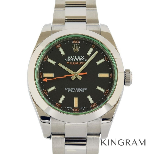 ROLEX 116400GV ミルガウス  腕時計 SS SS メンズ