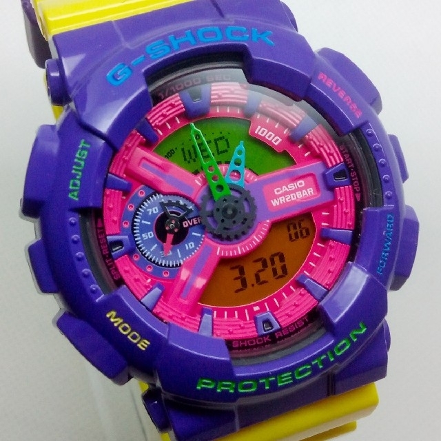 Hyper Colorsモデル　GA-110HC-6AJF　G-SHOCK