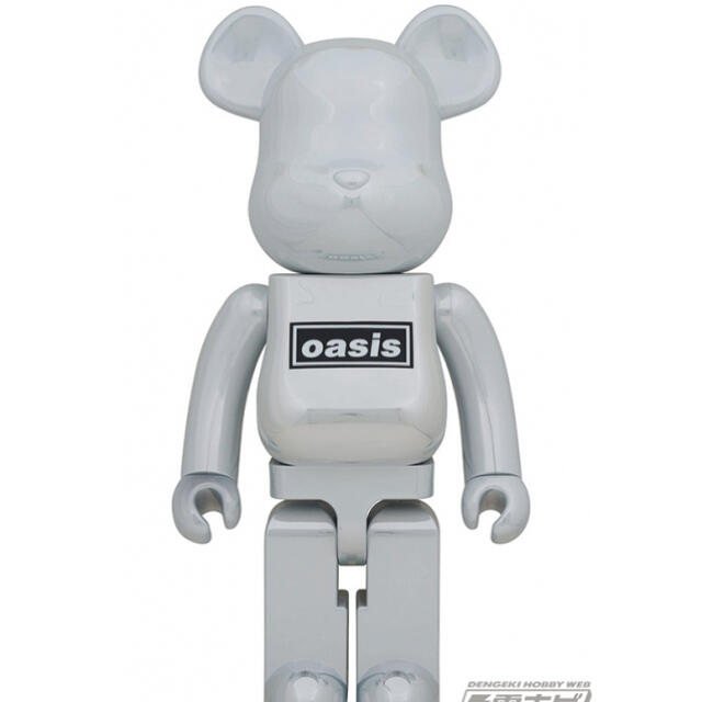 OASIS × BE@RBRICK 1000％WHITE CHROME