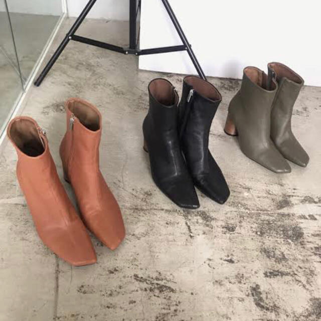 WOOD CIRCLE HEEL BOOTS アメリヴィンテージ　ブーツ