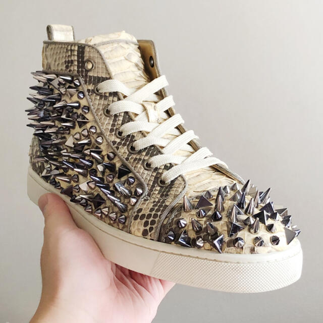 Christian Louboutin Louis Spikes Flat靴/シューズ