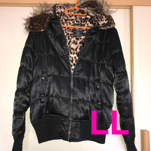 みぃーちゃん様専用 ギャル ヒョウ柄 アウター ダウン ❤️LLの みぃーちゃん様専用 ギャル ヒョウ柄 アウター ダウン ❤️LLの