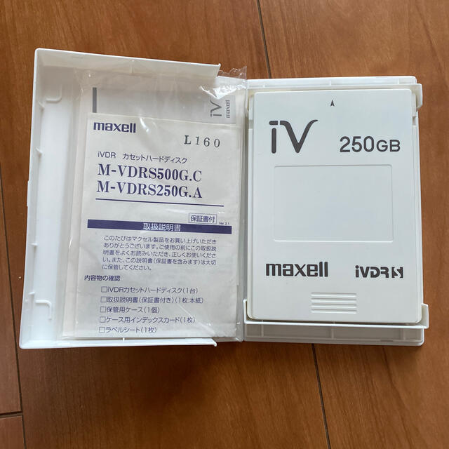 maxell iVDRカセットハードディスク