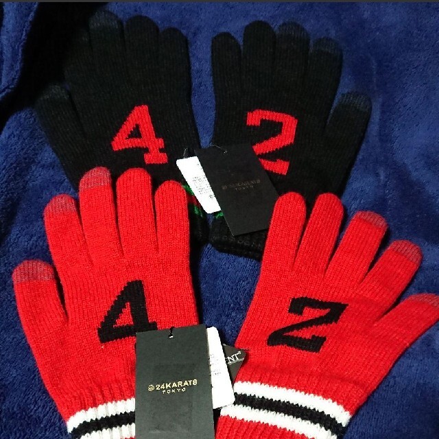 24karats(トゥエンティーフォーカラッツ)の【新品・未使用】24karats  手袋 2組セット メンズのファッション小物(手袋)の商品写真