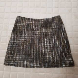 ハンアンスン(HAN AHN SOON)のルシェルブルーで購入スカート（美品）(ひざ丈スカート)
