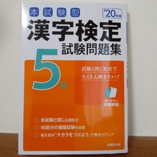 本試験型漢字検定５級試験問題集 ’２０年版(資格/検定)