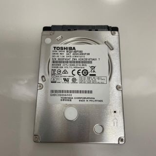 中古ハードディスク HDD 500GB ノートPC用(PCパーツ)