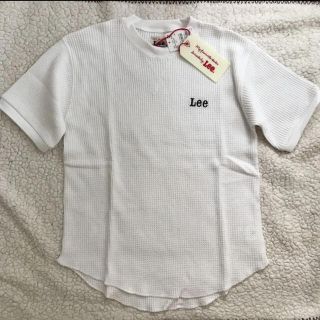 リー(Lee)のLee キッズ リー WEB限定 ワッフルTシャツ Tシャツ 140 ホワイト(Tシャツ/カットソー)