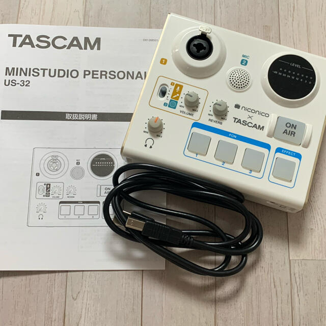 TASCAM MiNiSTUDIO US-32 オーディオインターフェース オーディオインターフェイス