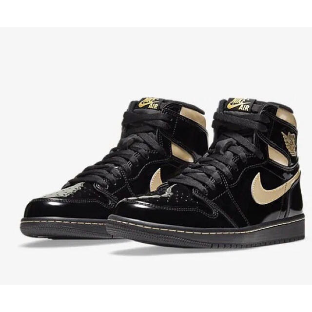 NIKE AIR JORDAN 1 OG Black Metallic Gold