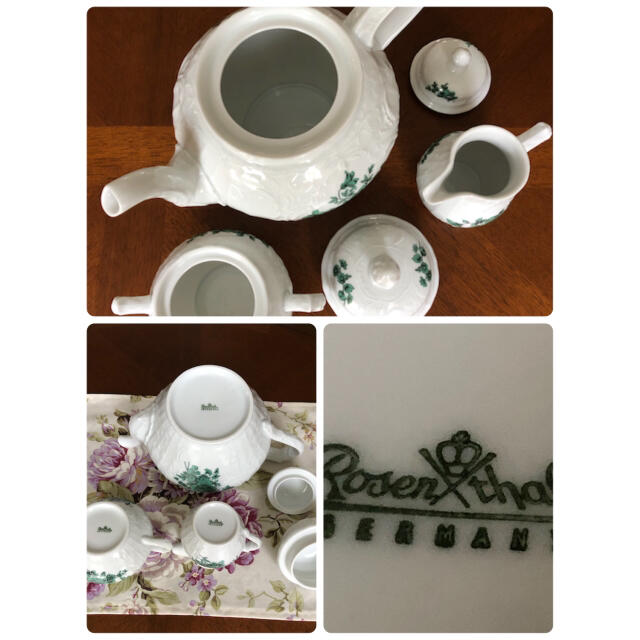 Rosenthal(ローゼンタール)の【美品】ローゼンタール★クラシック★ティーセット インテリア/住まい/日用品のキッチン/食器(食器)の商品写真