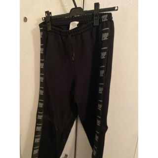 vetements SIDE TAPE LOGO SWEAT PANTS