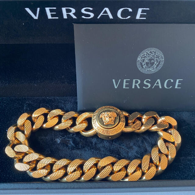 Versace メデューサ ゴールドチェーンブレスレット L enot.in.ua