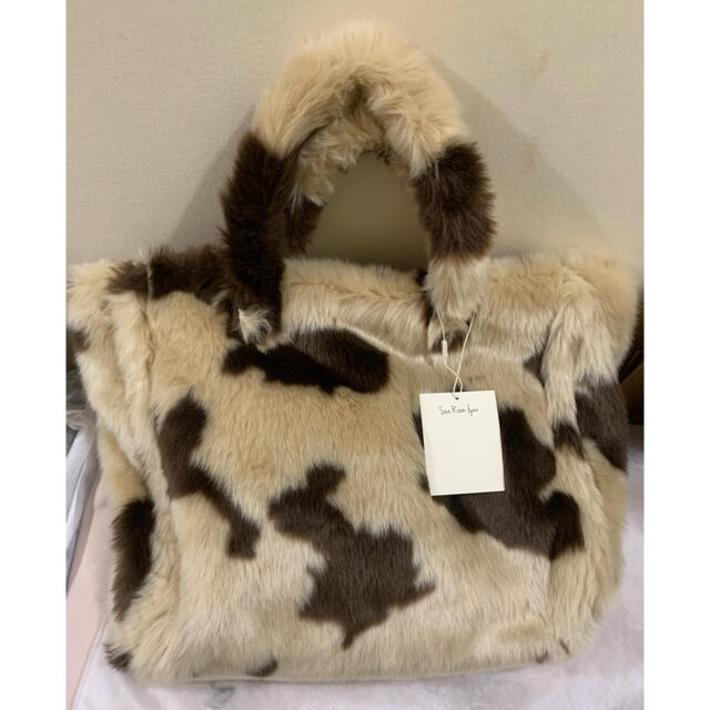 新品SeaRoomlynn Eco fur Shoulder Bag COW柄