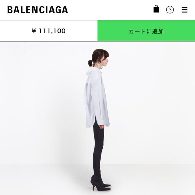 Balenciaga(バレンシアガ)のBALENCIAGA スウィングシャツ メンズのトップス(シャツ)の商品写真