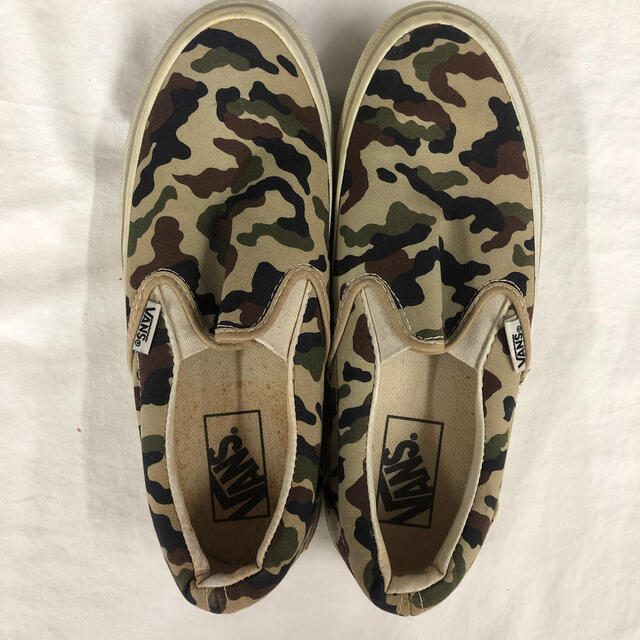 90s vans  スリッポン  迷彩