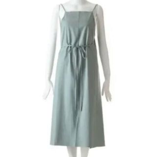 ビューティアンドユースユナイテッドアローズ(BEAUTY&YOUTH UNITED ARROWS)のbaserange ワンピースYUMI APRON DRESS-RAW SILK(ロングワンピース/マキシワンピース)