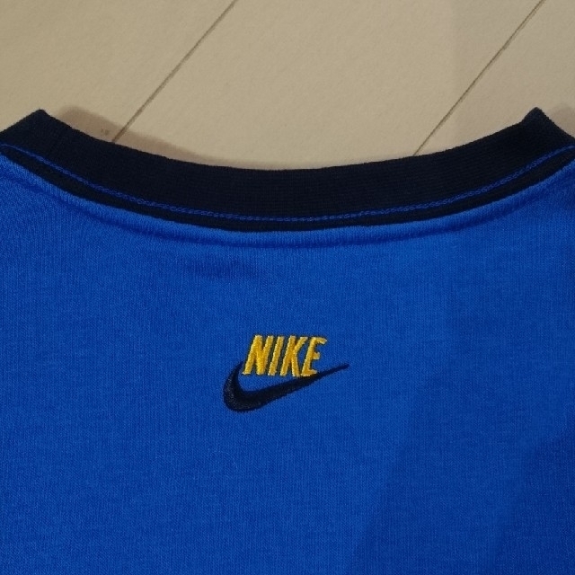 NIKE(ナイキ)のNIKE ナイキ S 140 長袖トレーナー ブルー 美品 キッズ/ベビー/マタニティのキッズ服男の子用(90cm~)(Tシャツ/カットソー)の商品写真