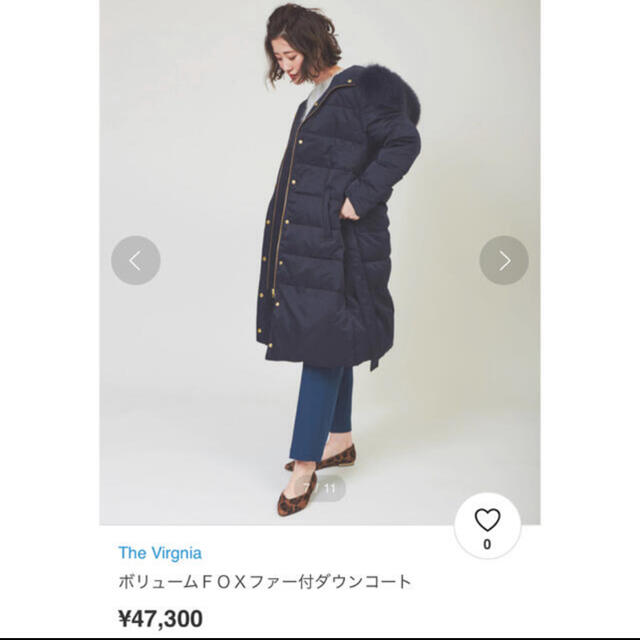 【大幅値下げ】完売　ロング　ダウン　コート　ザヴァージニアジャケット/アウター
