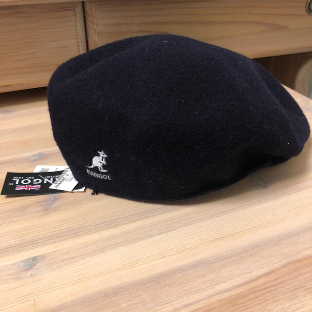 KANGOL(カンゴール)のKANGOL カンゴール　ハンチング　ネイビー　Mサイズ レディースの帽子(ハンチング/ベレー帽)の商品写真