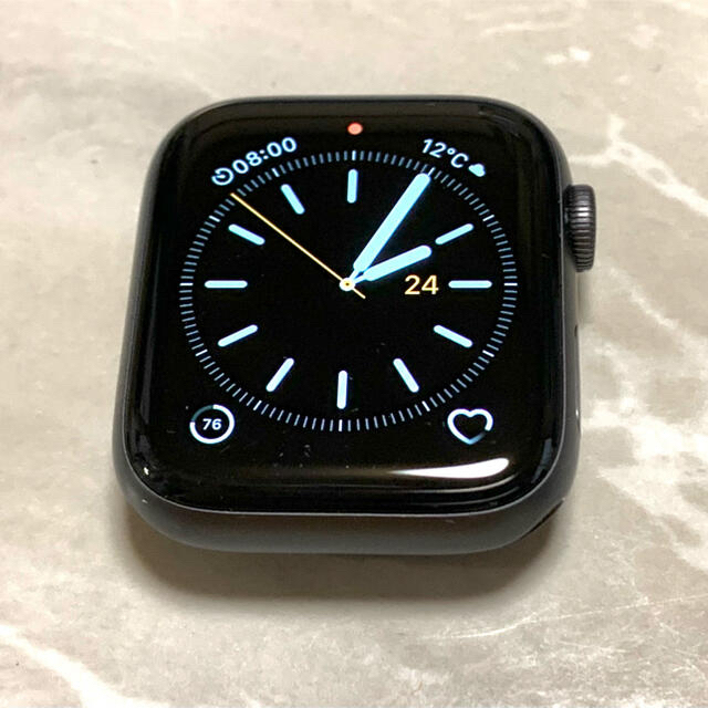 apple watch series4 GPS 44mm スペースグレイ、アルミ