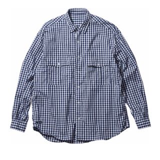 コモリ(COMOLI)のPorter classic 21SS ROLLUP ギンガムチェック ネイビー(シャツ)