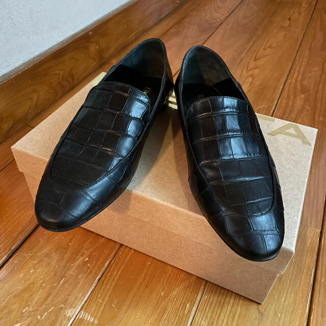 BRENTA】Loafer BLACK 37 - ローファー/革靴