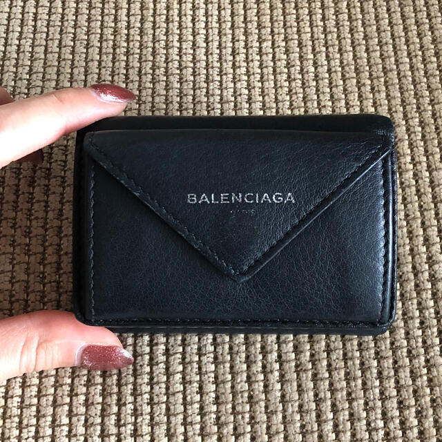 BALENCIAGA バレンシアガ ペーパーミニウォレット ミニ財布 - 財布