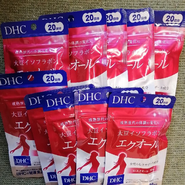 DHC 大豆イソフラボン エクオール 20日分 × 10袋