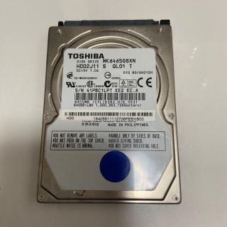 中古ハードディスク HDD 640GB ノートPC用(PCパーツ)