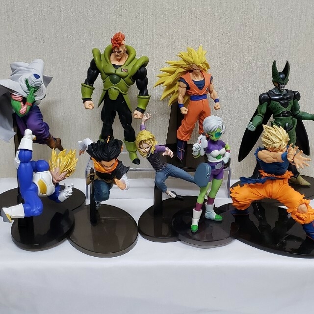 46ドラゴンボール フィギュア 天下一武道会  ベジータ 17号 18号 セル