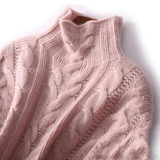 新品☆ 高品質ミンクカシミヤとろける柔らかく暖かいニットセーター