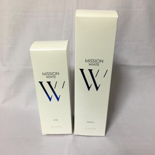 エイボン(AVON)のミッション ホワイトローション・ミルクセット(化粧水/ローション)