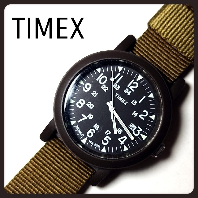TIMEX/タイメックス/ミリタリーウォッチ/オーバーサイズキャンパー/アナログ