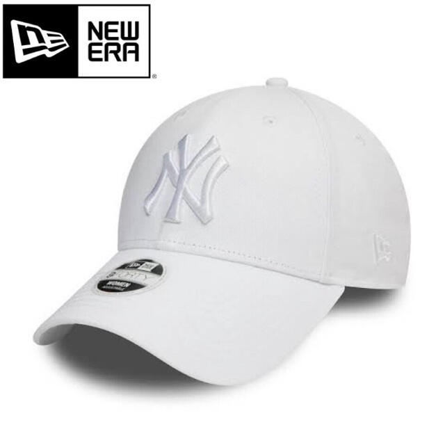 NEW ERA(ニューエラー)のニューエラ キャップ NY ヤンキース 白 ホワイト オールホワイト woman メンズの帽子(キャップ)の商品写真